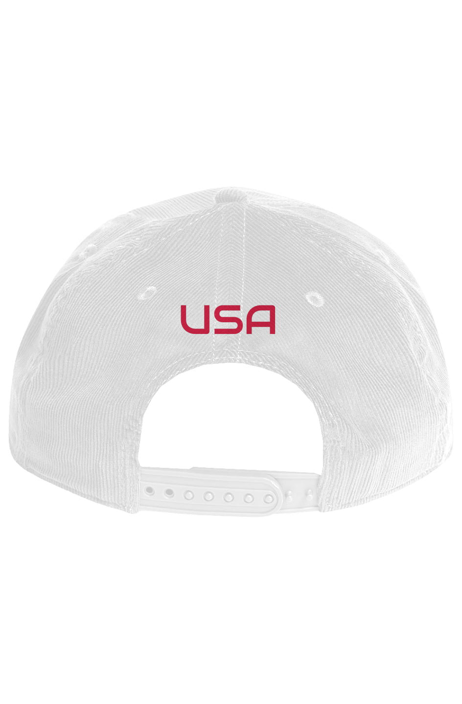 The AMERICA Classic Cord Rope Hat - USA - Red Letters