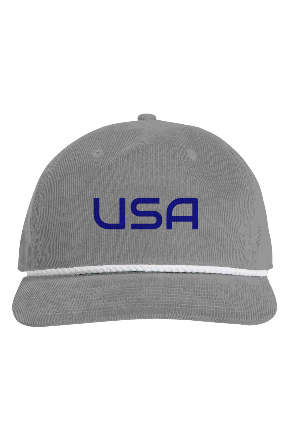 The USA Classic Cord Rope Hat - USA - NAVY Letters