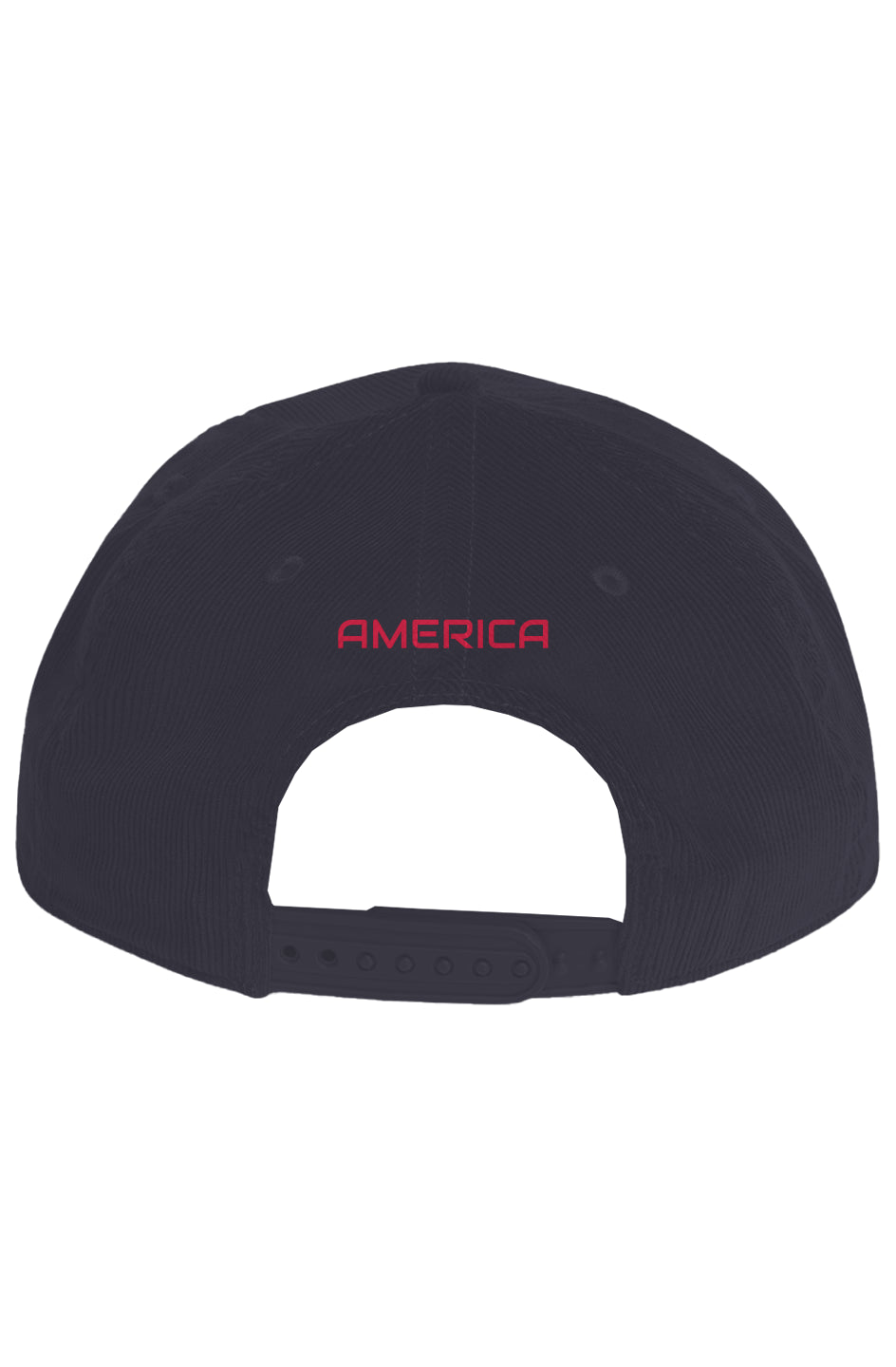 The USA Classic Cord Rope Hat - AMERICA - RED Letters