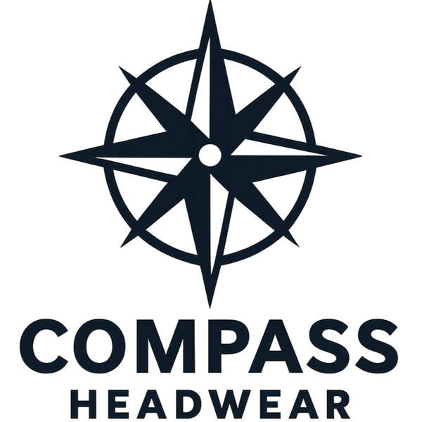 Compass Headwear Logo - Transparent Background